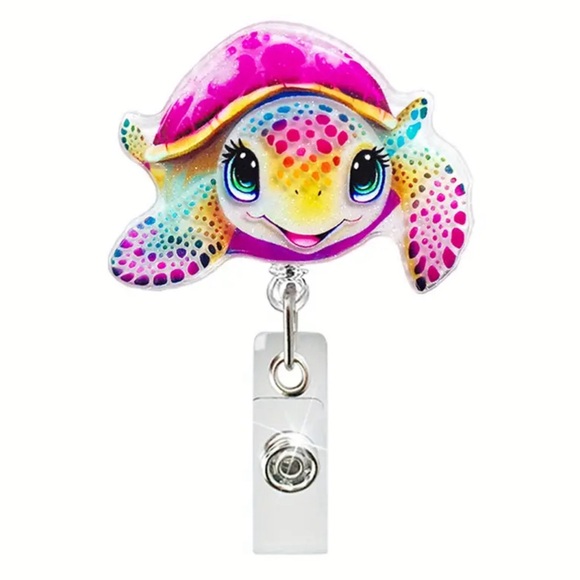 New Sea Turtle Retractable Badge Reel - Picture 1 of 1